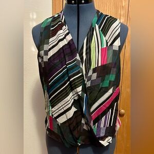 Colorful Striped Sleeveless Top